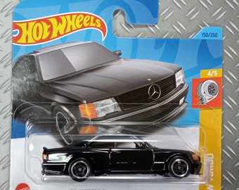 Hot wheels Mercedes Benz 560 sec AMG zeldzaam verzamelbaar miniatuurmodel 1:64 schaal cadeau idee met gratis verzending