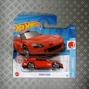 Hot wheels Honda S2000 zeldzaam verzamelbaar miniatuurmodel op schaal 1.64 cadeau-idee met gratis verzending