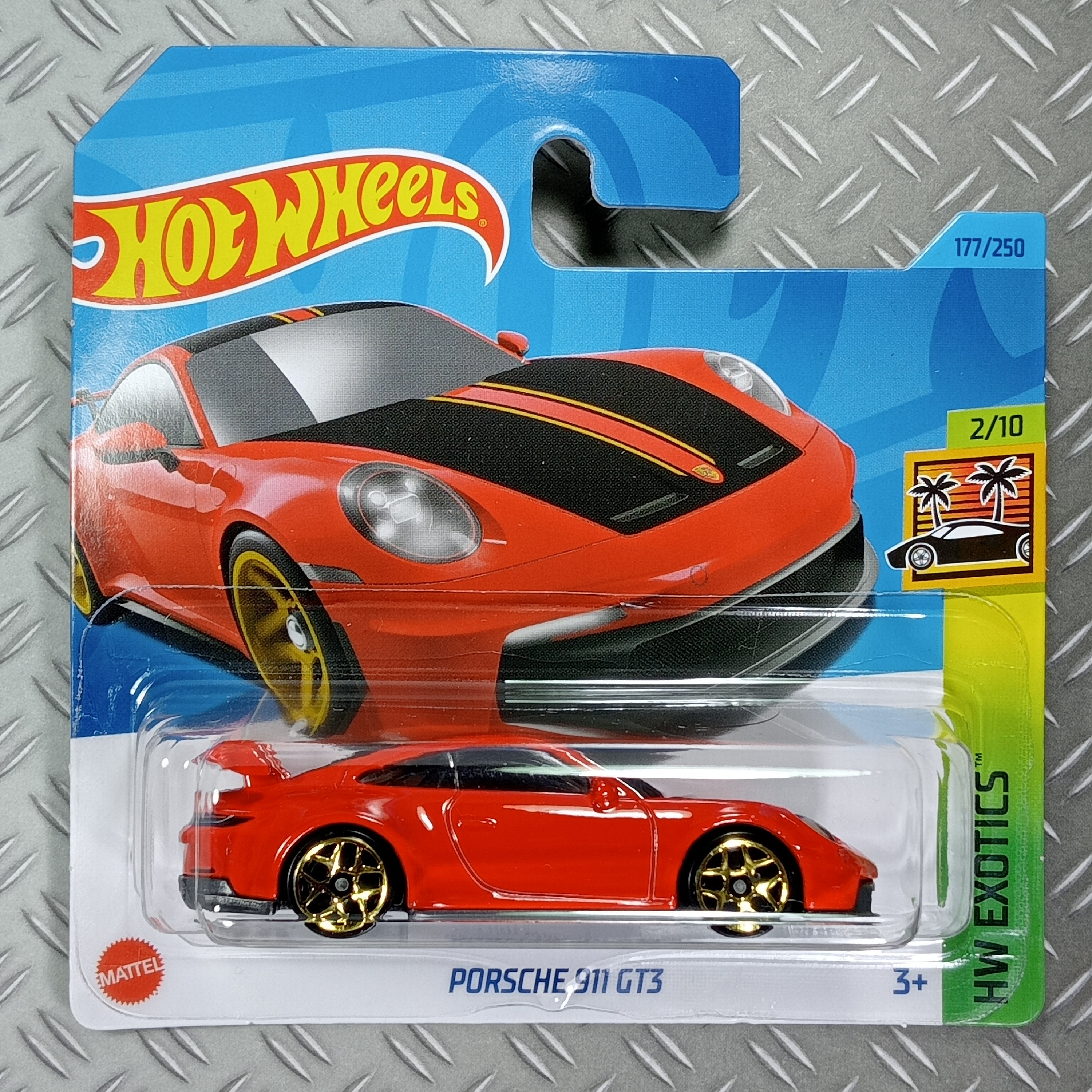 Hot Wheels Porsche 911 GT3 Rare Collectible Miniature Model 1/64 Scale ...