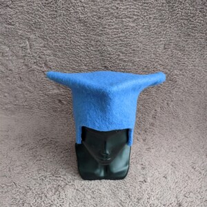 Canterbury Wool Hat for Historical Reenactment, 16th Century Tudor Felt Hat image 17