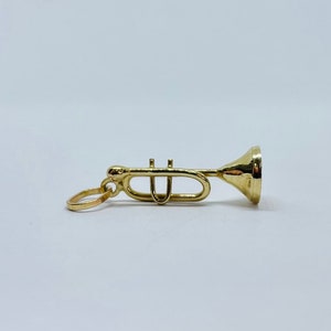 Gold Trumpet Charm