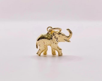 Gold Elephant Charm