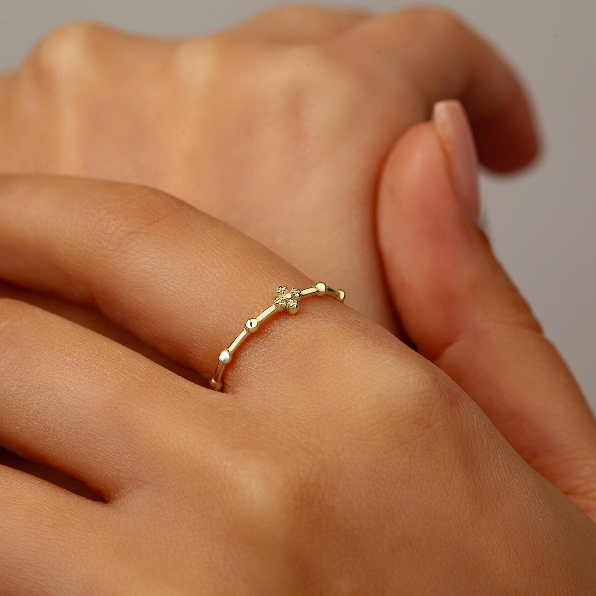 Polished 10k Yellow Gold Open Design Thumb Ring - Size 6.5, Statement Jewelry, Made In USA