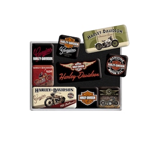 NOSTALGIC-ART Magneten Route 66 Bike Map set van 9 kopen