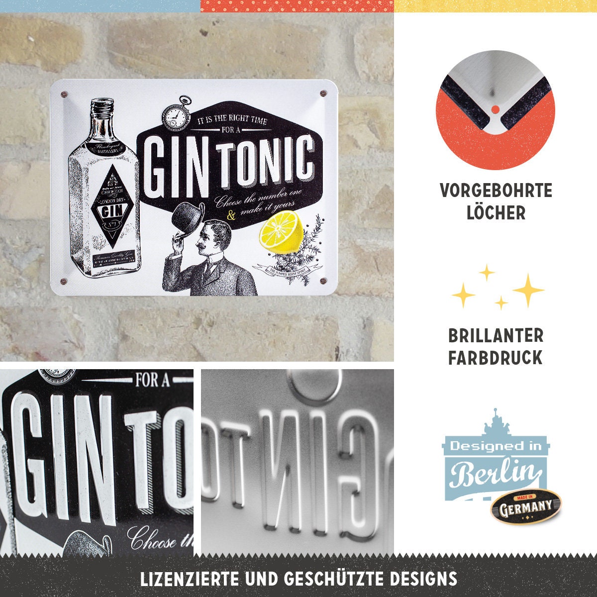 Retró homéro - Gin & Tonic Served Cold - kedvezmény 15.01