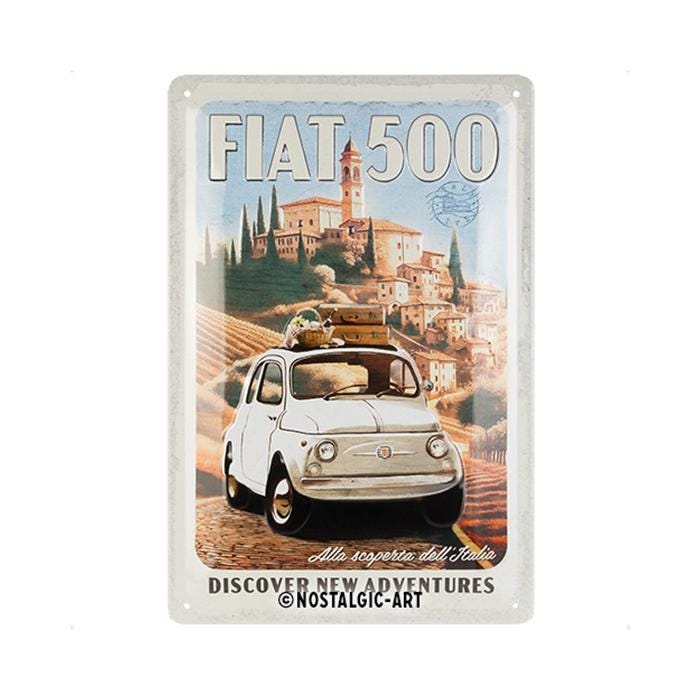 Targa In Metallo Retrò 'Milkshake' 20x30 Cm | Nostalgic-Art, Decorazione Da Parete Per Cucina E Bar