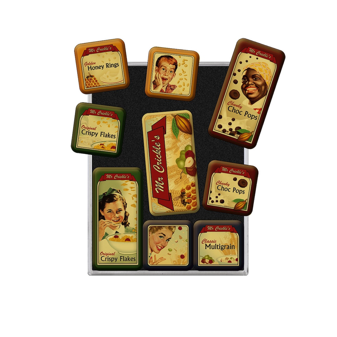 Nostalgicart Retro Fridge Pack of 9 Mr. Etsy