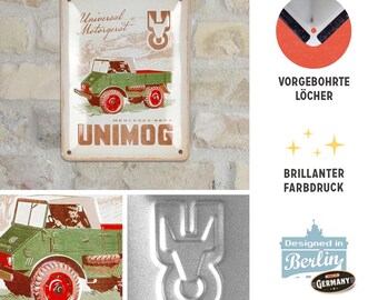 Nostalgic-Art Retro metalen bord, 35 cm, Mercedes-Benz – Logo – Cadeau idee voor Mercedes-Benz fans, Official License Product (OLP), van metaal, vintage design
