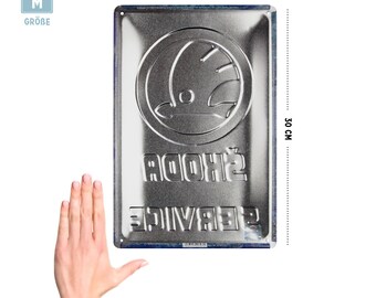 Nostalgic-Art Plaque Rétro, 20 X 30 Cm, Skoda – Service