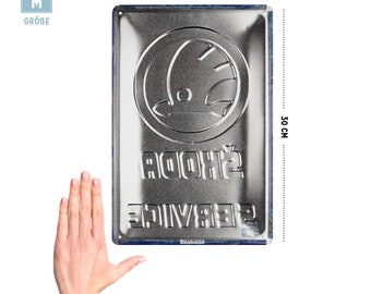 Nostalgic-Art Plaque Rétro, 20 X 30 Cm, Skoda – Service