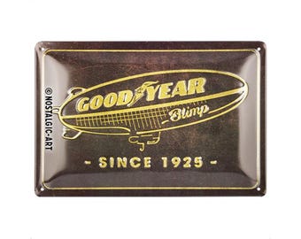 Nostalgic-art Retro Tin Sign, 20 X 30 Cm, Goodyear – Blimp Since