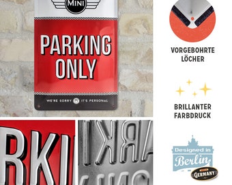 Targa Retrò Nostalgic-Art - The British Classic, 20x30cm, Metallo, Per Appassionati Mini Cooper - Foto 8