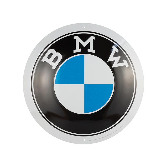 Targa Retrò BMW In Metallo - Placca Decorativa Vintage 10x20 Cm Ufficiale, Regalo Perfetto Per Appassionati Auto - Foto 4