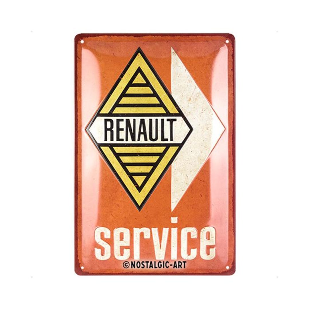 Nostalgic-art Retro Metal Sign, 20 X 30 Cm, Renault – Service