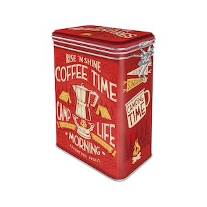 Camp Coffee Time Retro Metal Aroma Can