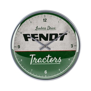 Nostalgic-Art Retro Wall Clock, Ø 31 cm, Fendt – Tractors – Gift idea for tractor fans, OLP, Large Kitchen Clock, Vintage Design