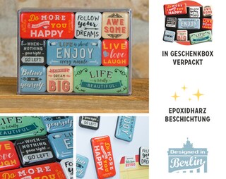 Magnete Frigorifero Nostalgic Art VIP Only | 6x8 Cm | Design Vintage In Lamiera | Forte Tenuta, Pratico E Decorativo