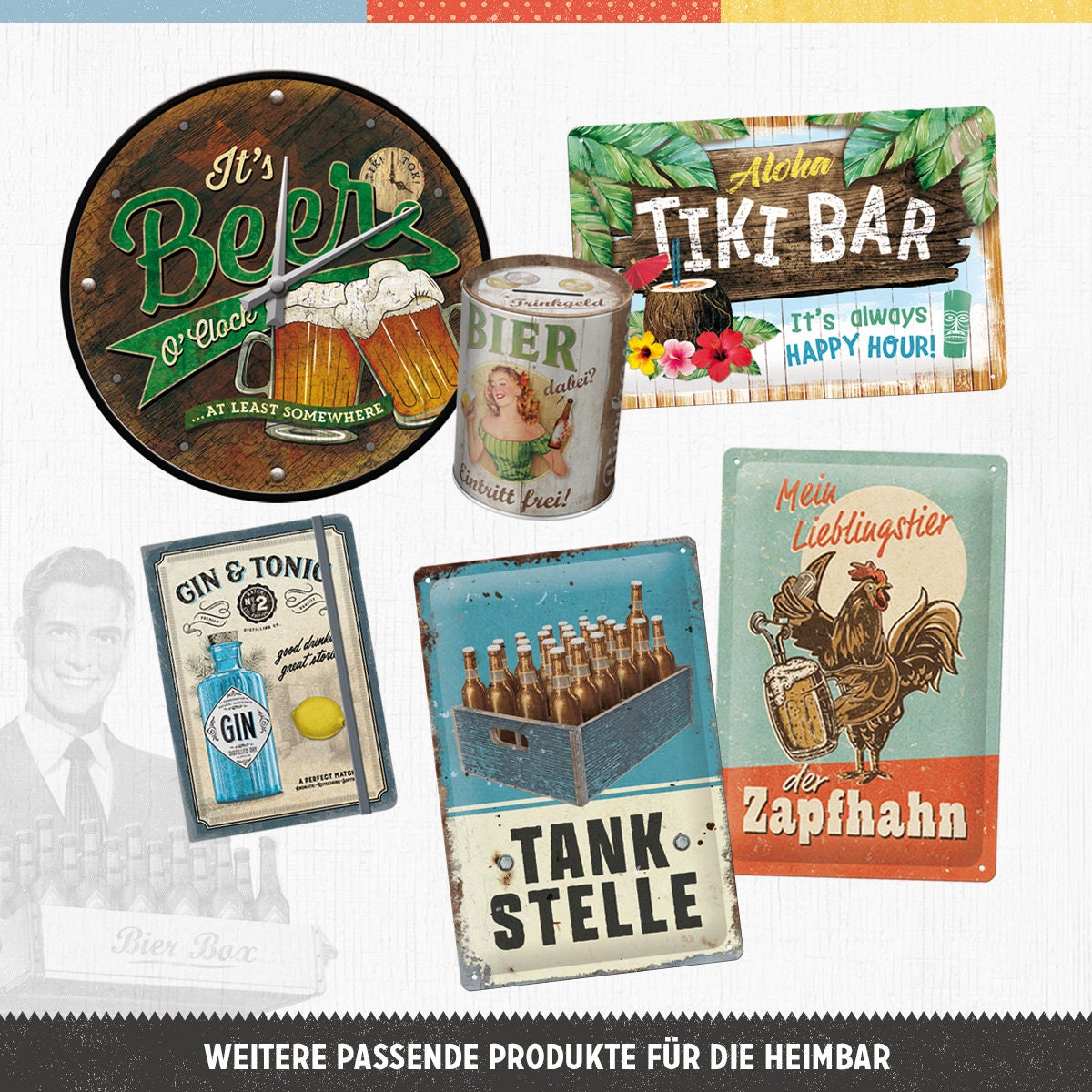 Targa Retrò In Metallo Per Appassionati Di Birra - Design Vintage 15x20 Cm - Regalo Originale