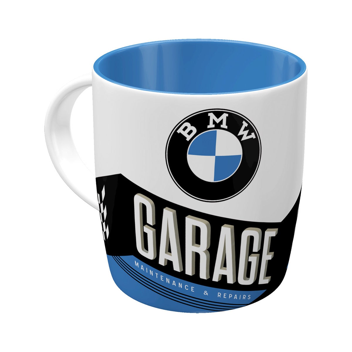 Isolierbecher mit BMW-Logo aus Metall, Thermobecher, gebürstetes
