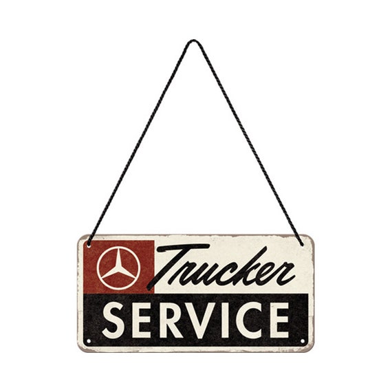 Nostalgic-Art Targa Vintage Mercedes-Benz – 3 Cars – Idea regalo per amanti di accessori per auto, in metallo, Design retro, 30 x 40 cm