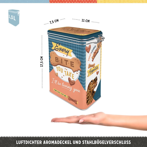 Nostalgic-Art Retro Aromadose 1,3 L – Vintage Design Für Katzen-Leckerlis Oder Kaffee