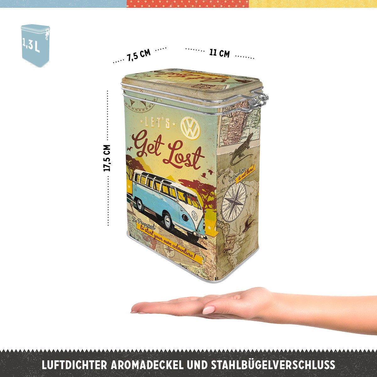 Nostalgic-Art Puzzle rétro 1000 pièces 68 x 48 cm Route 66 - Bike Map H-D Accessoires