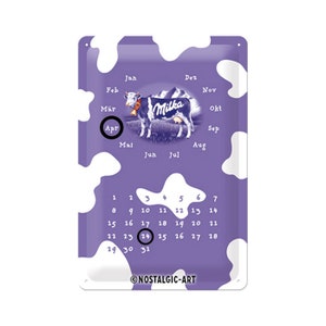 Nostalgic-Art Retro tin sign, 20 x 30 cm, "Milka", gift idea for nostalgia fans, made of metal, vintage design