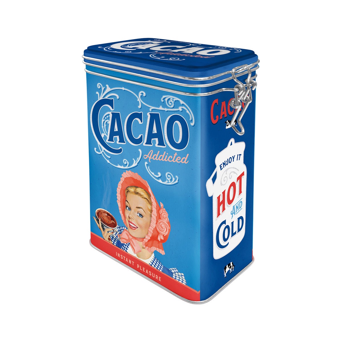 Nostalgic-Art Caja de café Retro, Camp Coffee Time – Idea de Regalo para Amantes al Camping, Lata con Tapa aromática, Diseño Vintage, 1,3 l