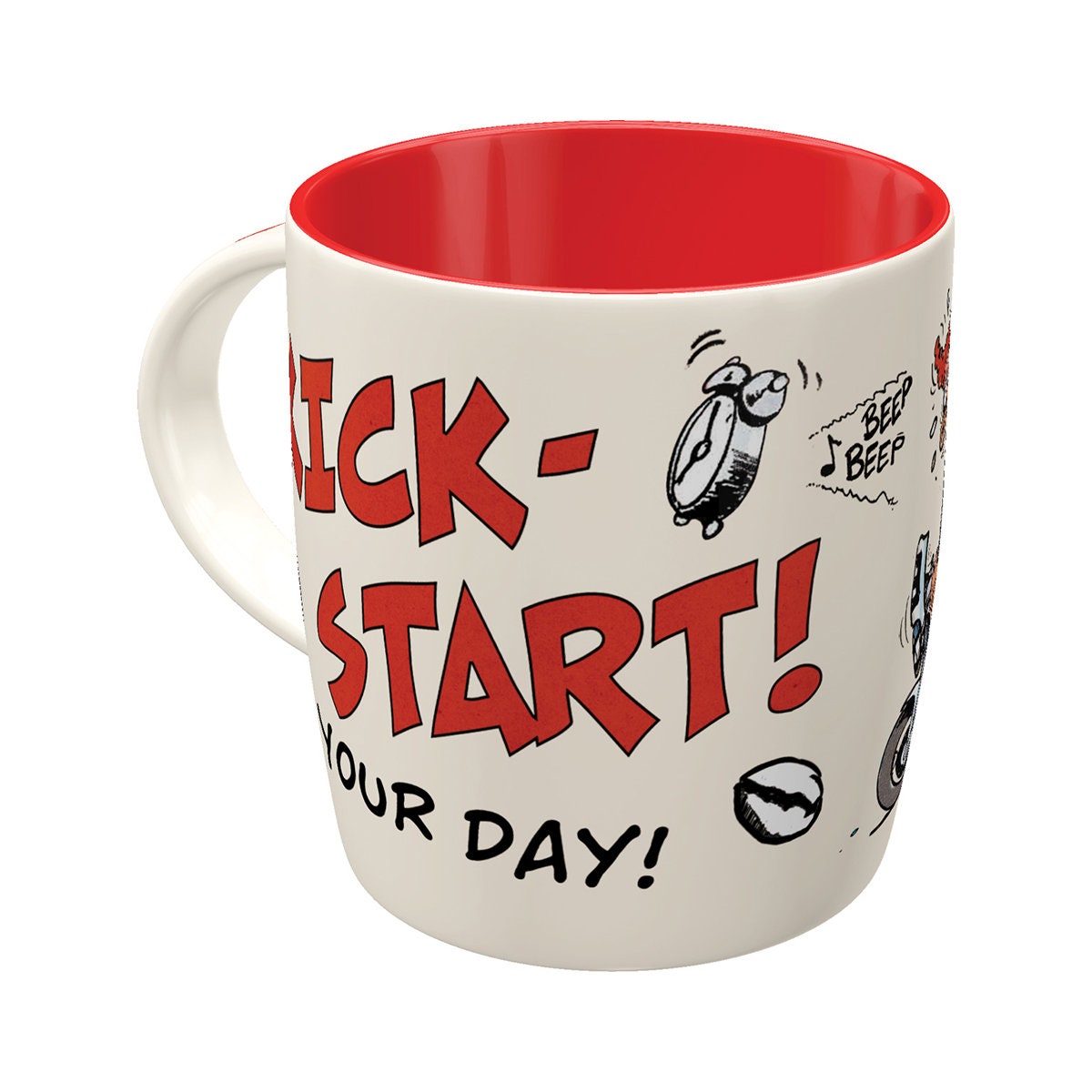 Nostalgic-Art Retro koffiemok, 330 ml, Vespa – GS 150 Since 1955 – cadeau- idee voor scooterfans, keramische mok, vintage design
