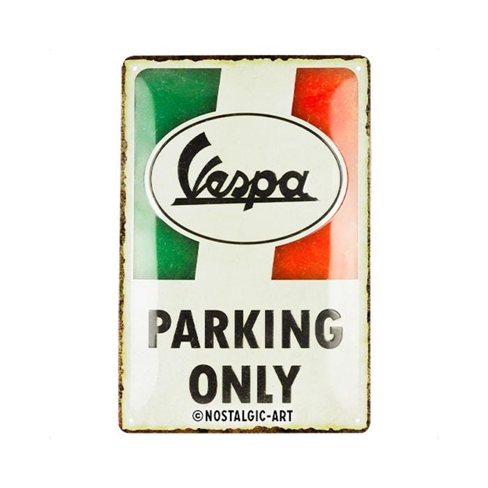 Targa Decorativa Vintage In Metallo "Achtung Drei" - Cartello Retrò Con Fori Per Appendere, 21x14.8 Cm, Idea Regalo Per Casa E Giardino