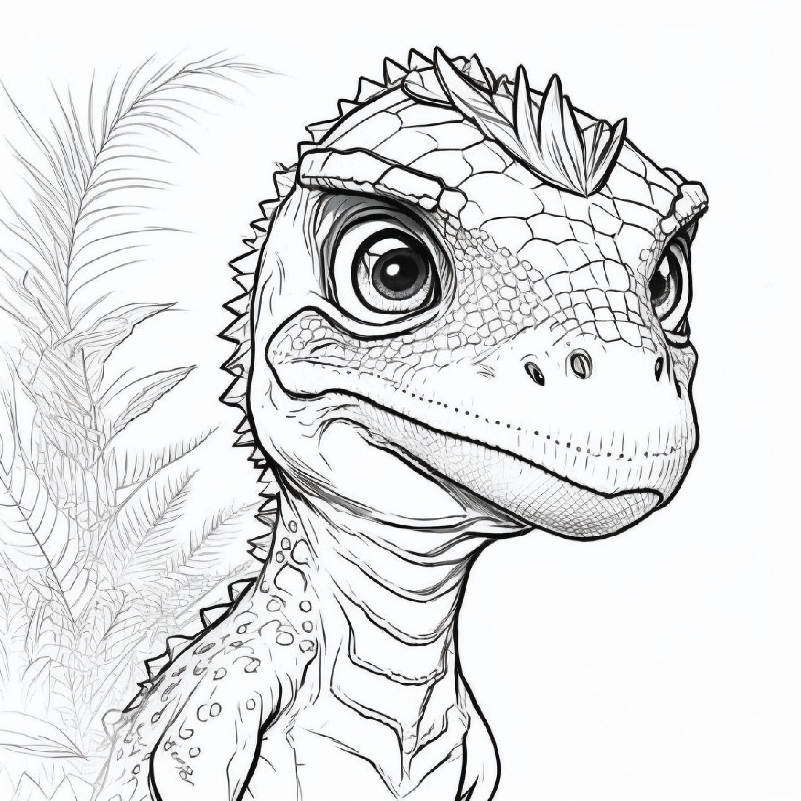 Blue Jurassic World Coloring Pages