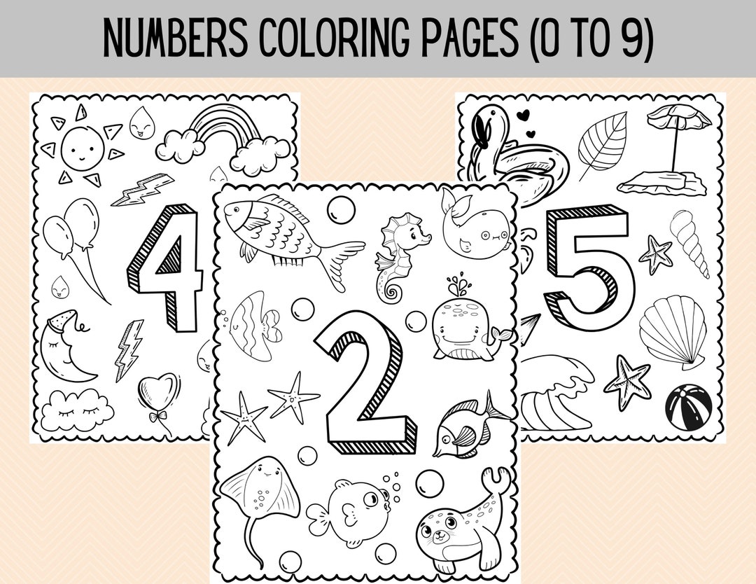 Numbers Coloring Pages for Kids - Il 1080xN.4411617383 87xo 