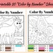 Color by Number, Printable Coloring Pages for Preschool and ...