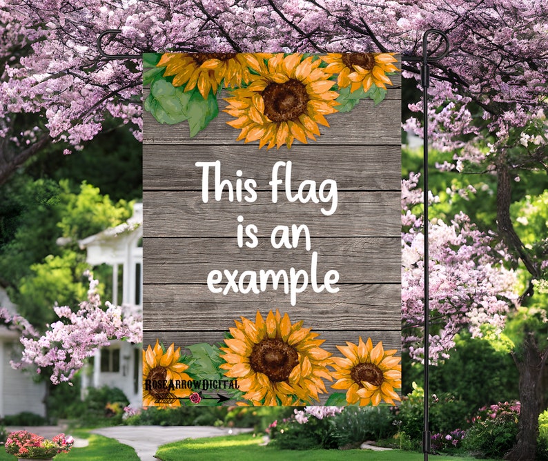 Garden Flag Mockup PSD File Spring Yard Flag Mock up Add Your Own Image