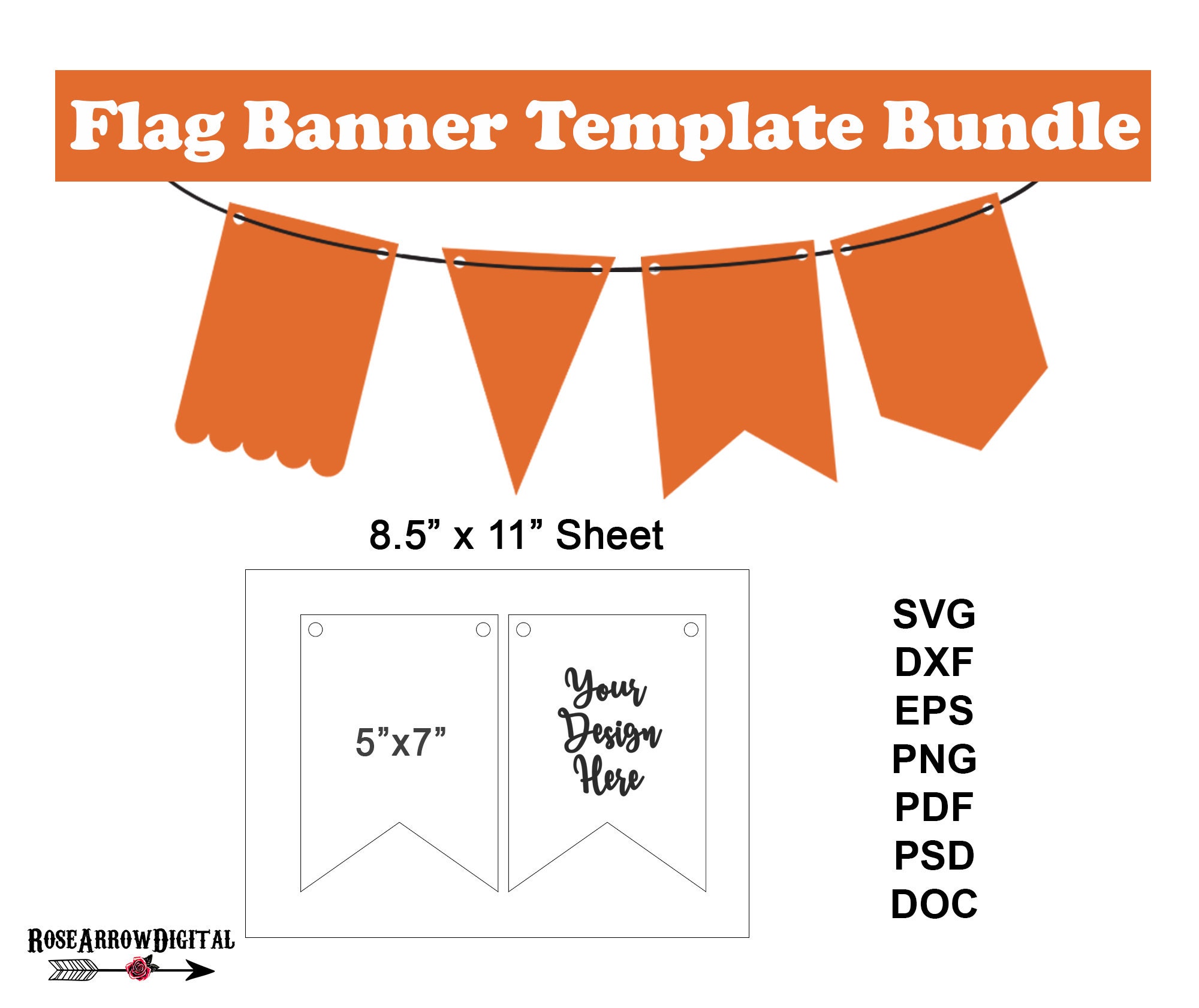 Flag Banner Template SVG Bundle Bunting Banner Flag PSD Etsy Flag Banner Template SVG Bundle Bunting Banner Flag PSD Etsy