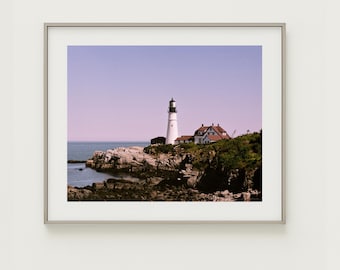 Stampa del faro di Portland, Maine — Cape Elizabeth, Maine — Foto stampabile
