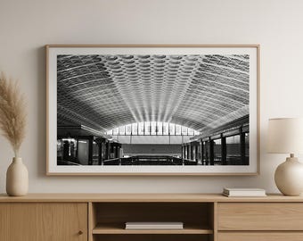 Washington DC Union Station Architecture Photo Art (Frame TV Digital Download)