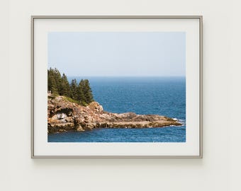 Acadia National Park Printable Photo — Coastline at Sand Beach