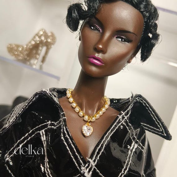 Rhinestone Jeweled Choker for Fashion Royalty, Poppy Parker, Nu