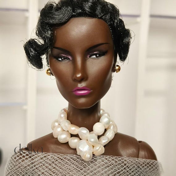 Pearl Choker Barbie Pearl Necklace Barbie Heart Pearl Bead