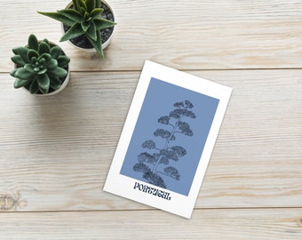 Postcard Portugal Design blue
