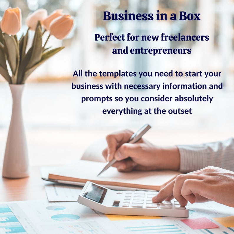 Business in a Box Digital Templates Business Plan Freelancer Business in a Box Digital Templates Business Plan Freelancer