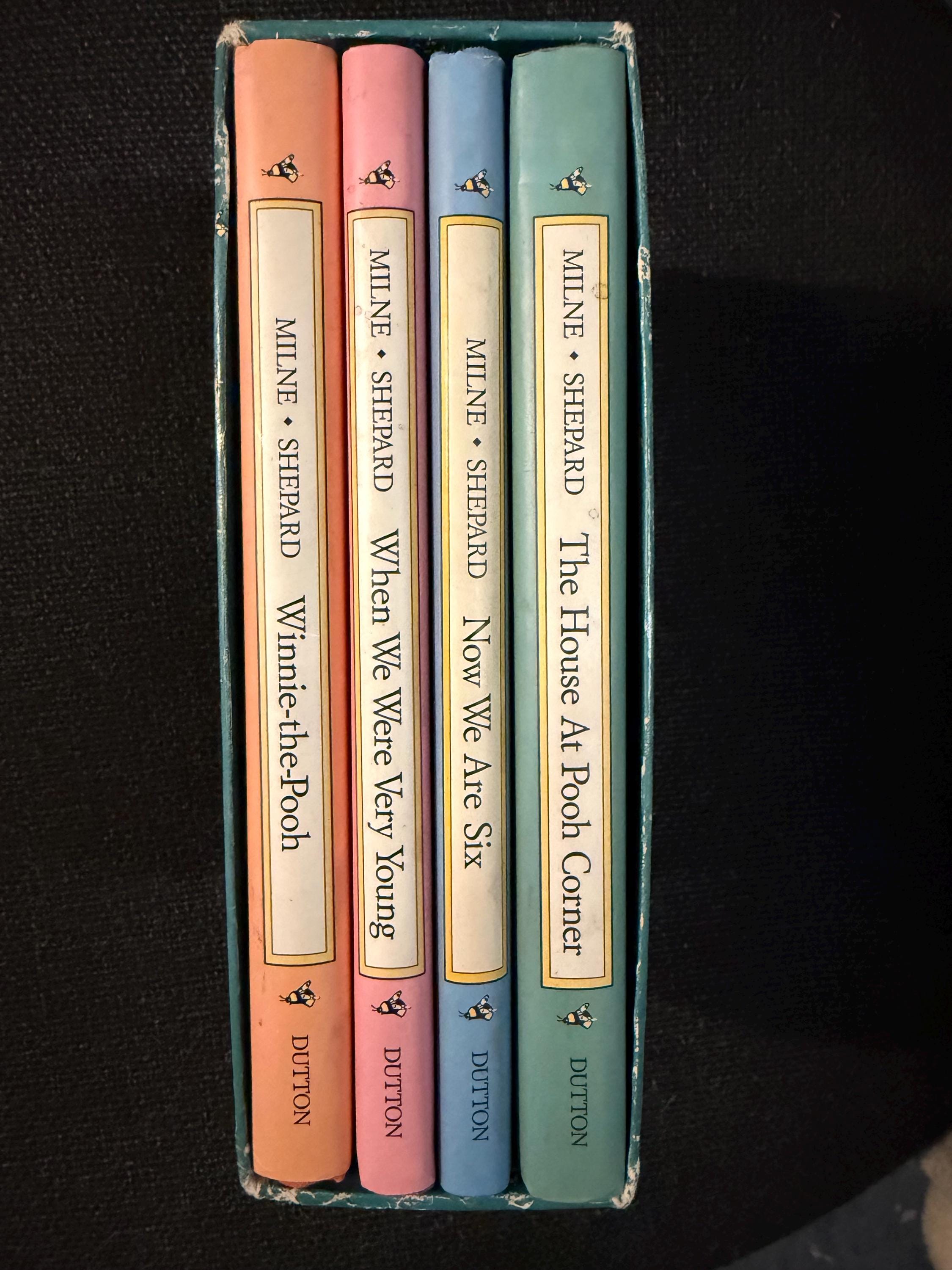 Pooh's Library. A.a.milne. Vintage Boxed Set of 4 Books - Etsy