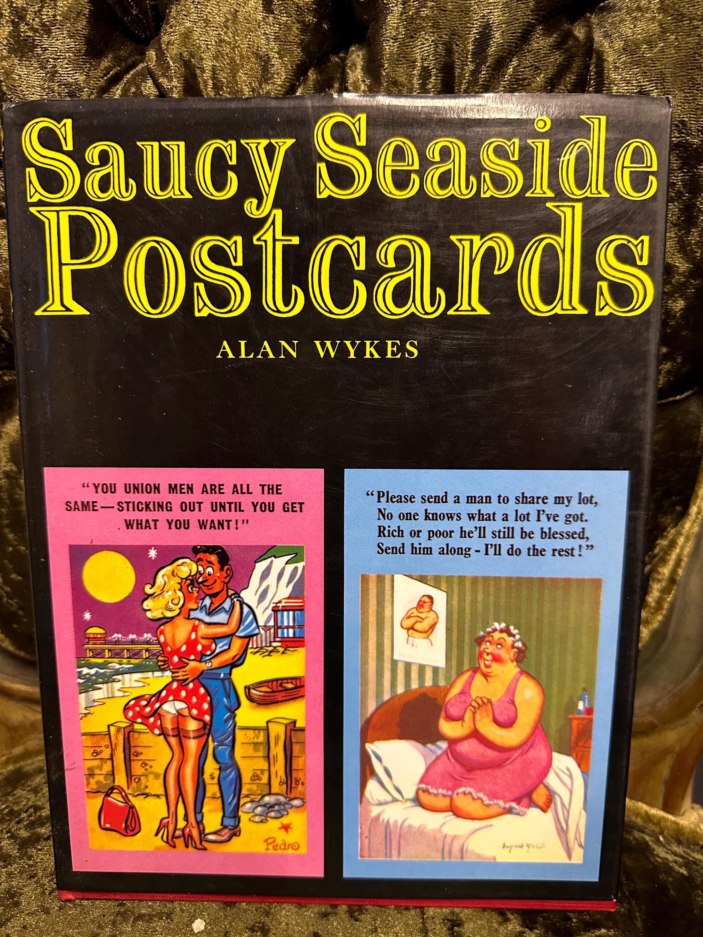 Saucy Seaside Postcards. Alan Wykes. 100 Plus Postcard