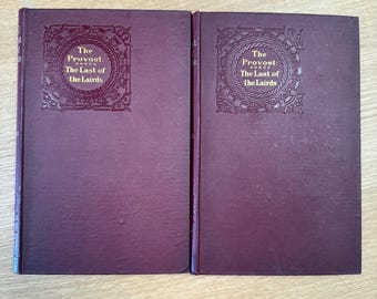 1896 2 x Vols The Provost and the Last of the Lairds by John Galt