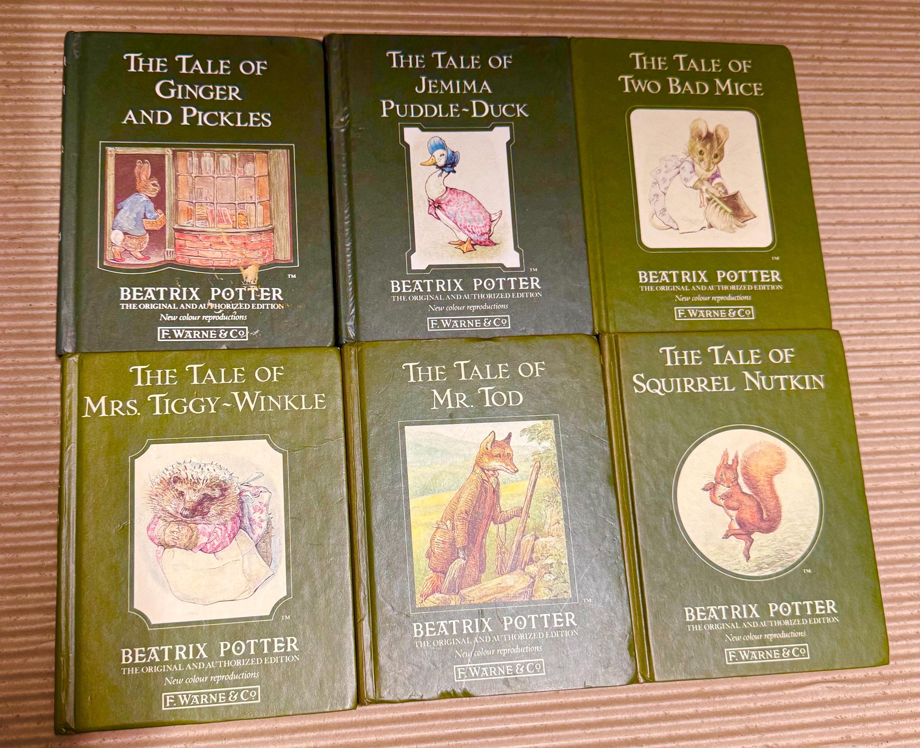6 X Beatrix Potter Books. F.warne & Co. 1980's. - Etsy