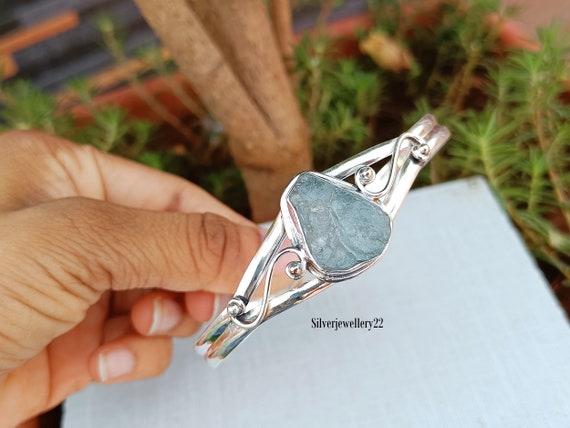 Bracelet En Argent 925 Et Aigue-Marine Naturelle - Samarcanda Gioielli - Made In Italy - Neuf