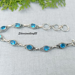 ruby ＆blue topaz bracelet K18 ラスト $_57.JPG?set_id=880000500F