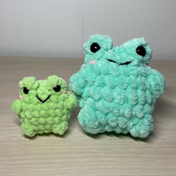 Standing Froggy Crochet Plushie