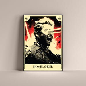 Homelander The Boys Film Poster: Vintage Superhelden Wall Art Poster